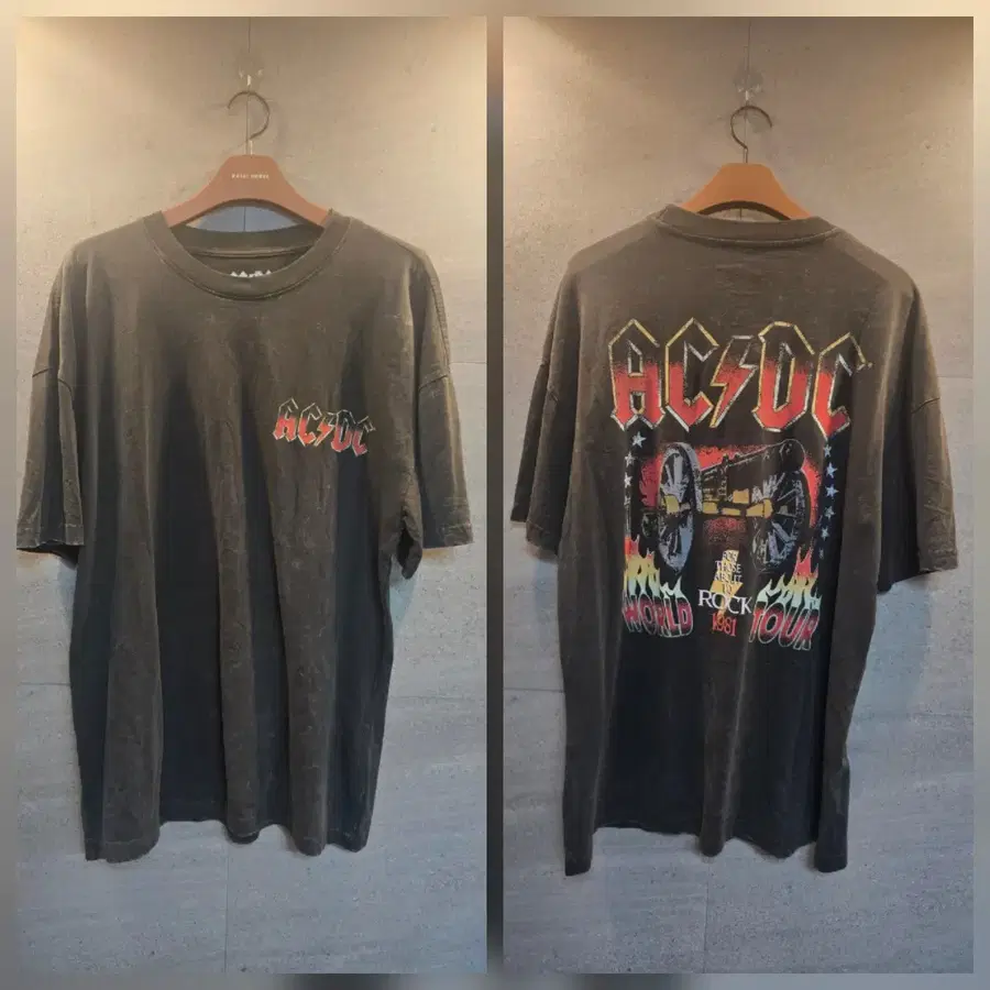 ACDC 오피셜굿즈. 정품 반팔티셔츠.