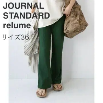 JOURNAL STANDARD relume 크레이프 패턴 저지 팬츠