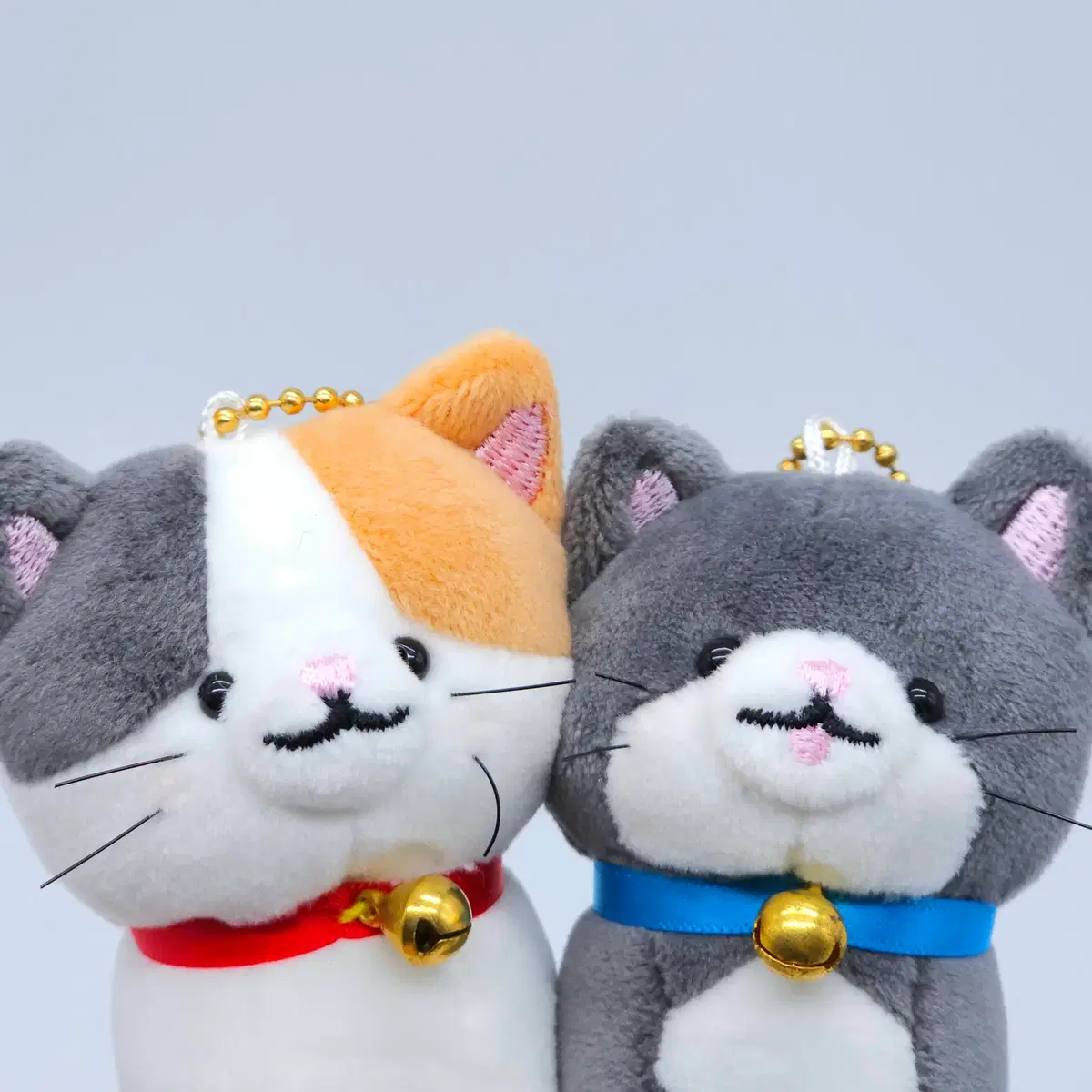 고양이 단짝 인형 세트 볼에 자석있음