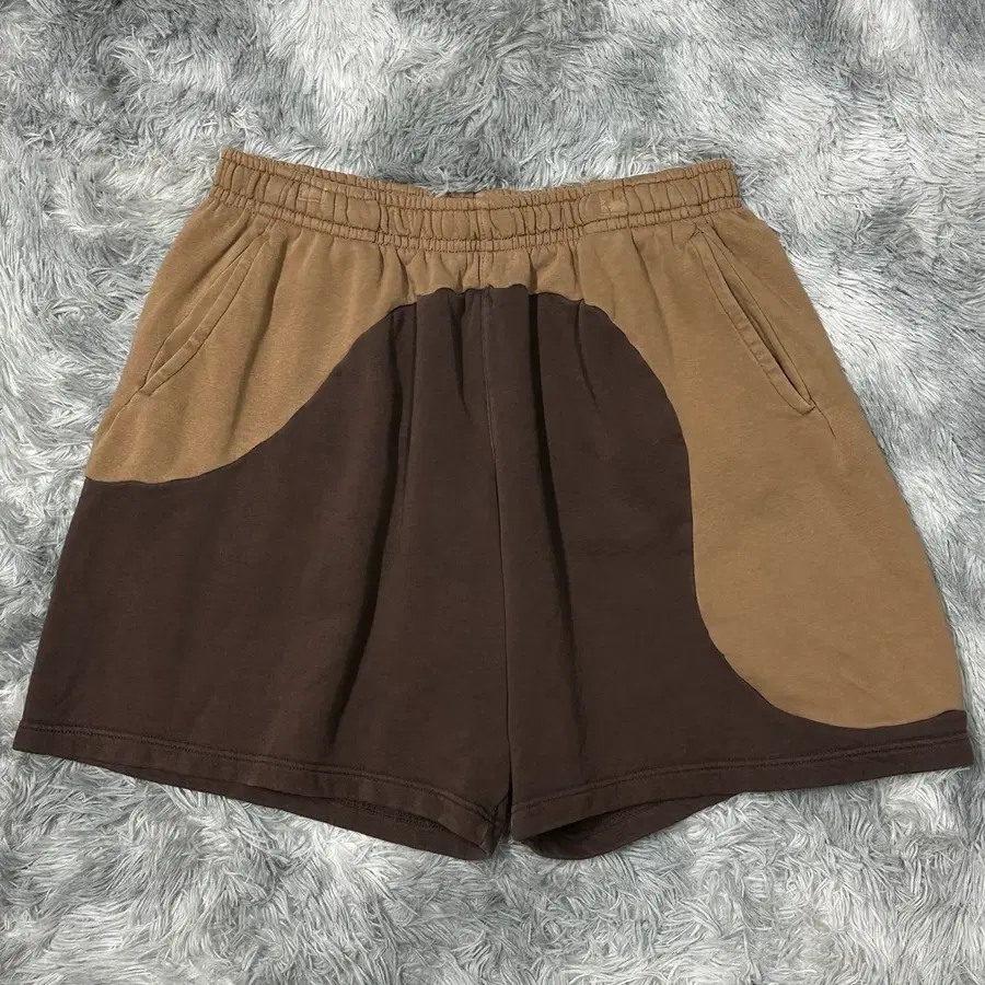 나이키 배색 오버핏 스웻 쇼츠 XXL