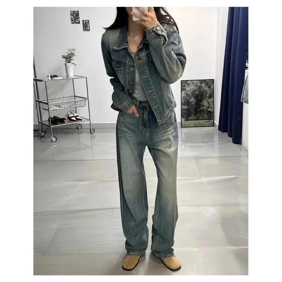 빈티지 틴 데님 SET