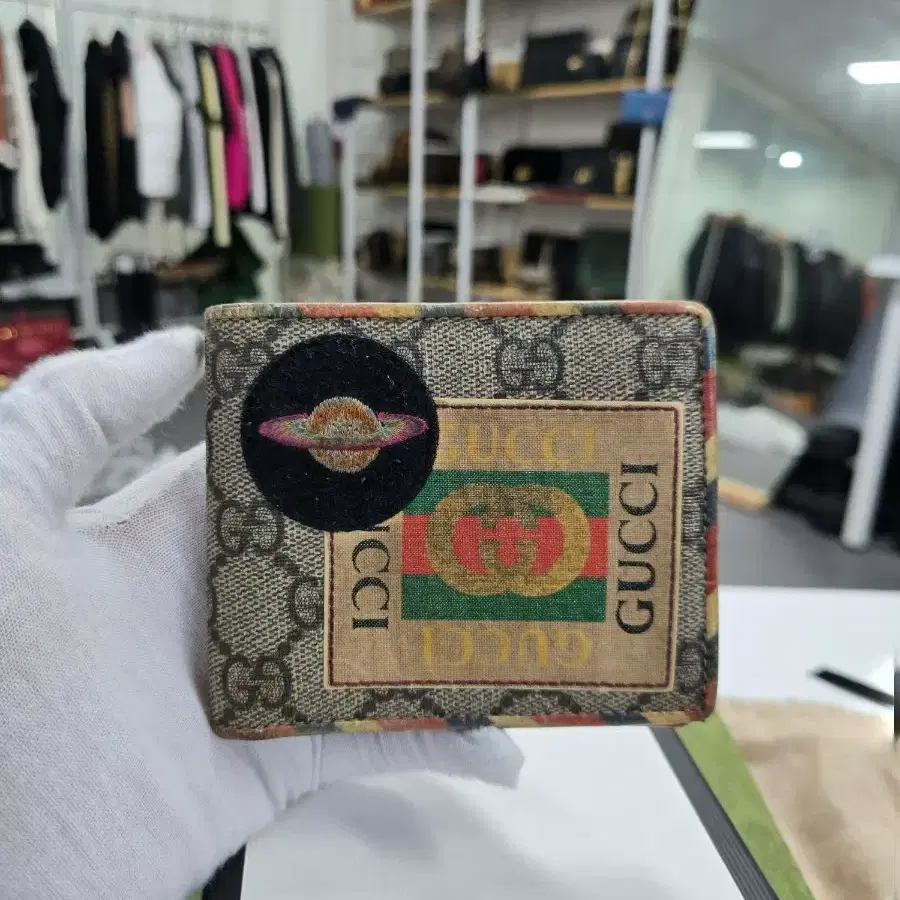 [정품] 구찌 쿠리에 반지갑