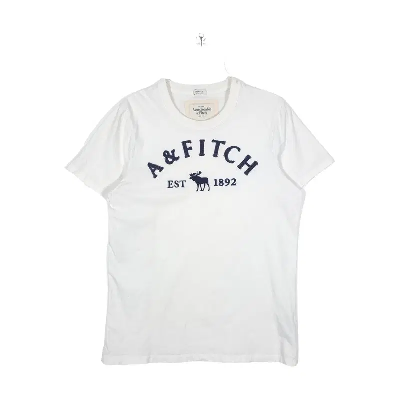 Abercrombie 무스 로고 머슬핏 반팔티 L