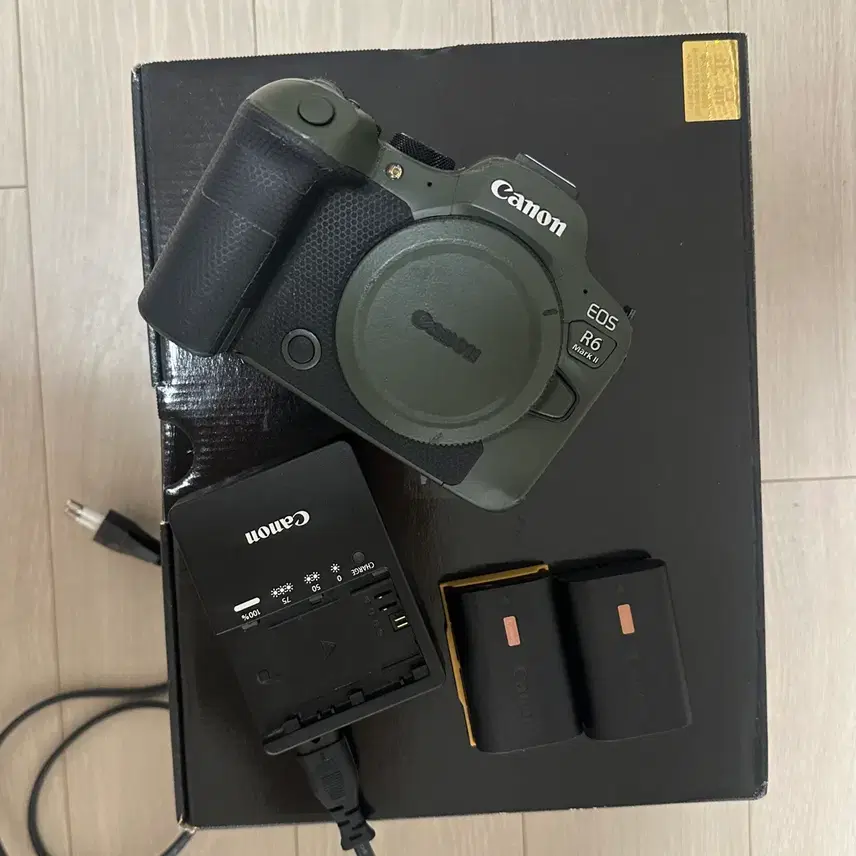 캐논 R6M2 알육막투 알식막투 EOS R6 Mark II 카메라 본체 + 배터리2개 + 충전기