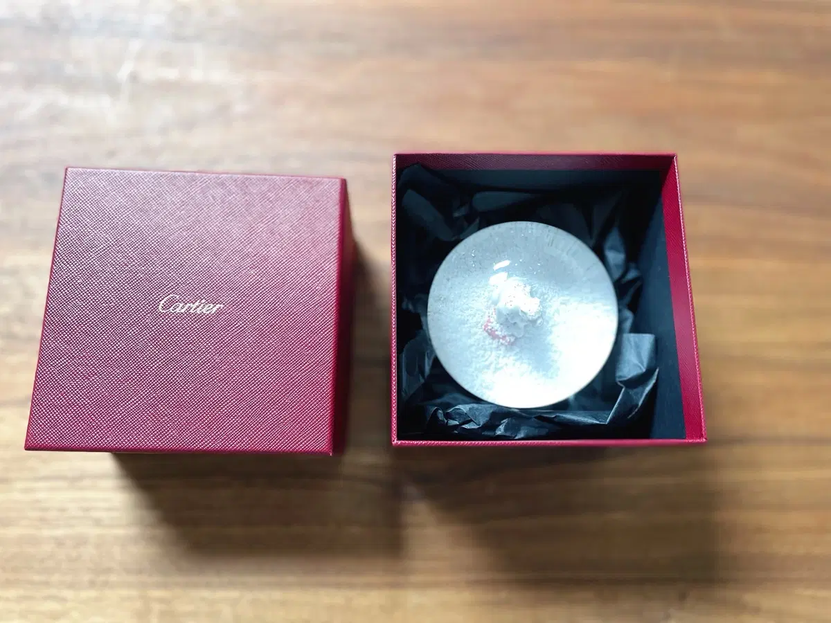 까르띠에 정품 /디아블로 드 까르띠에 스노우 글로브/