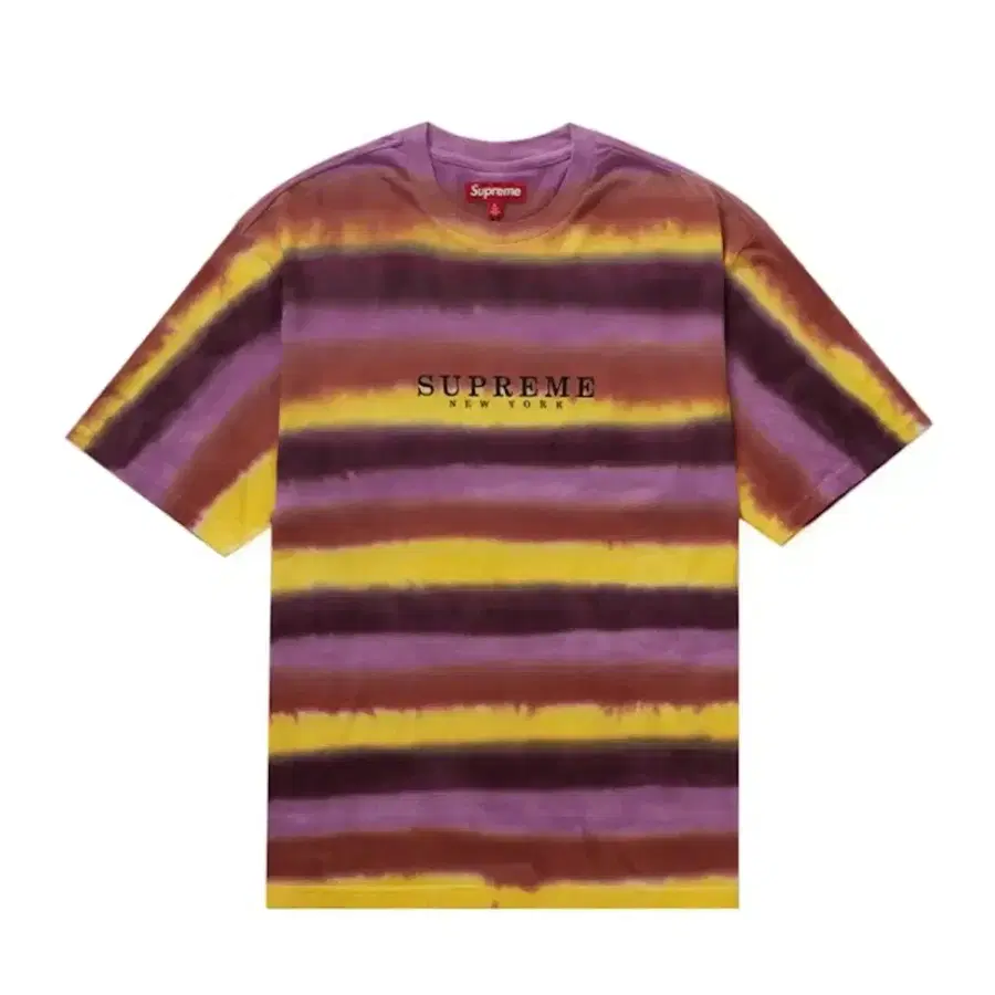 Supreme 슈프림 다이드 스트라이프 티셔츠