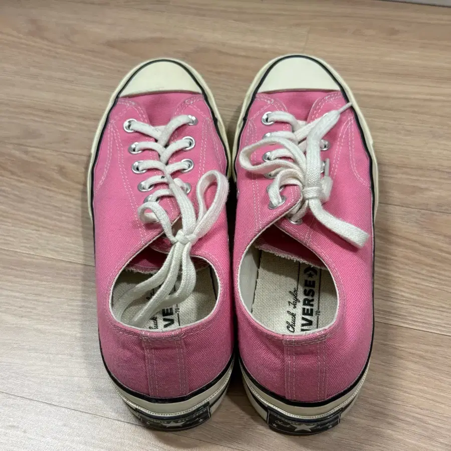 컨버스 척70 로우 빈티지 캔버스 핑크 250 (172681C)