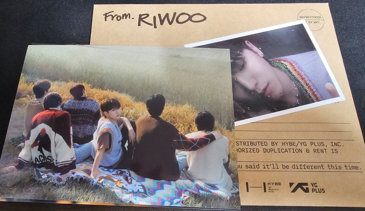 보이넥스트도어 보넥도 why letter ver 레터 버전 리우 개봉앨범