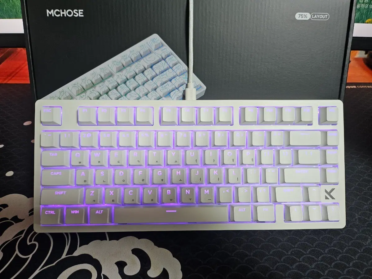 MCHOSE jet75 래피드트리거 키보드