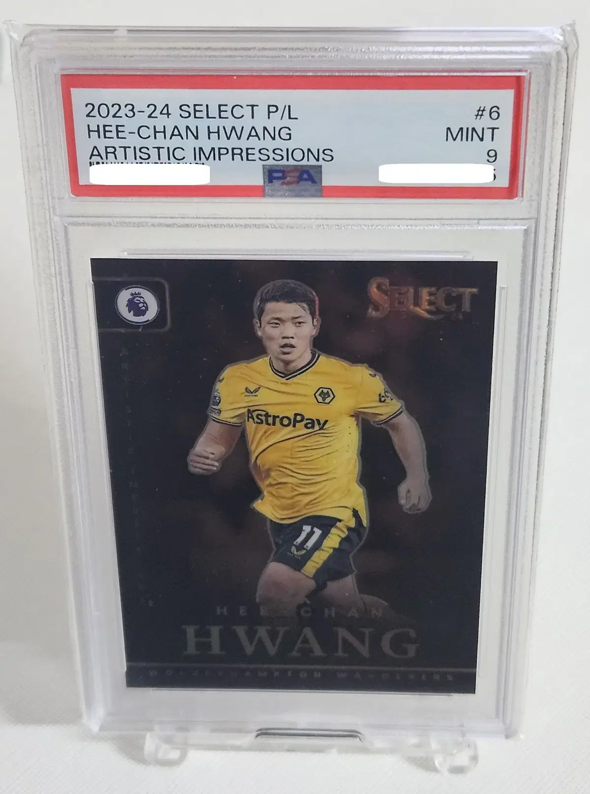 황희찬 23-24 Panini Select Artistic Impressions PSA 9등급