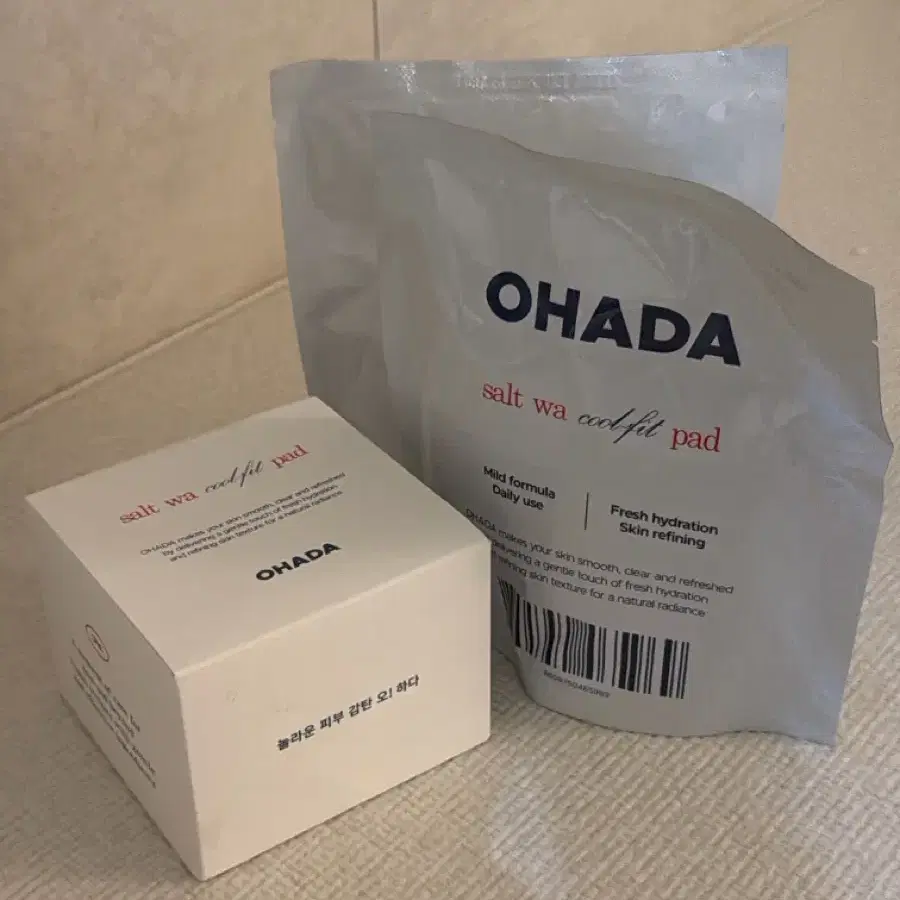 OHADA 솔트 와 쿨핏 화질먹 패드 (리필 포함 미개봉)