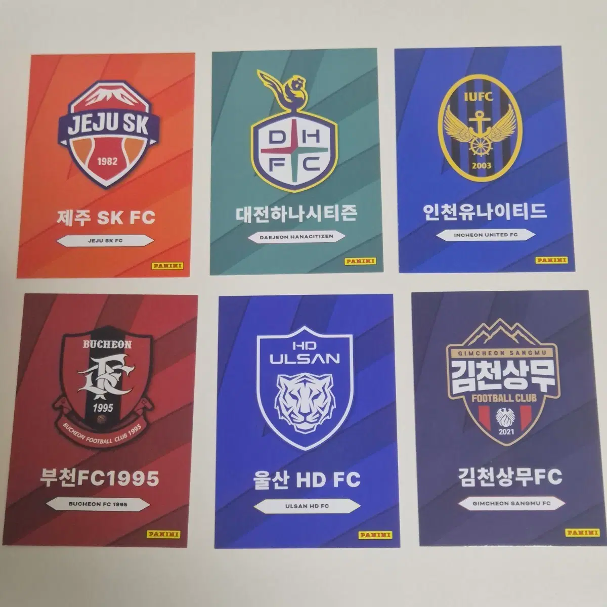 2026 K리그 파니니 로고 축구카드