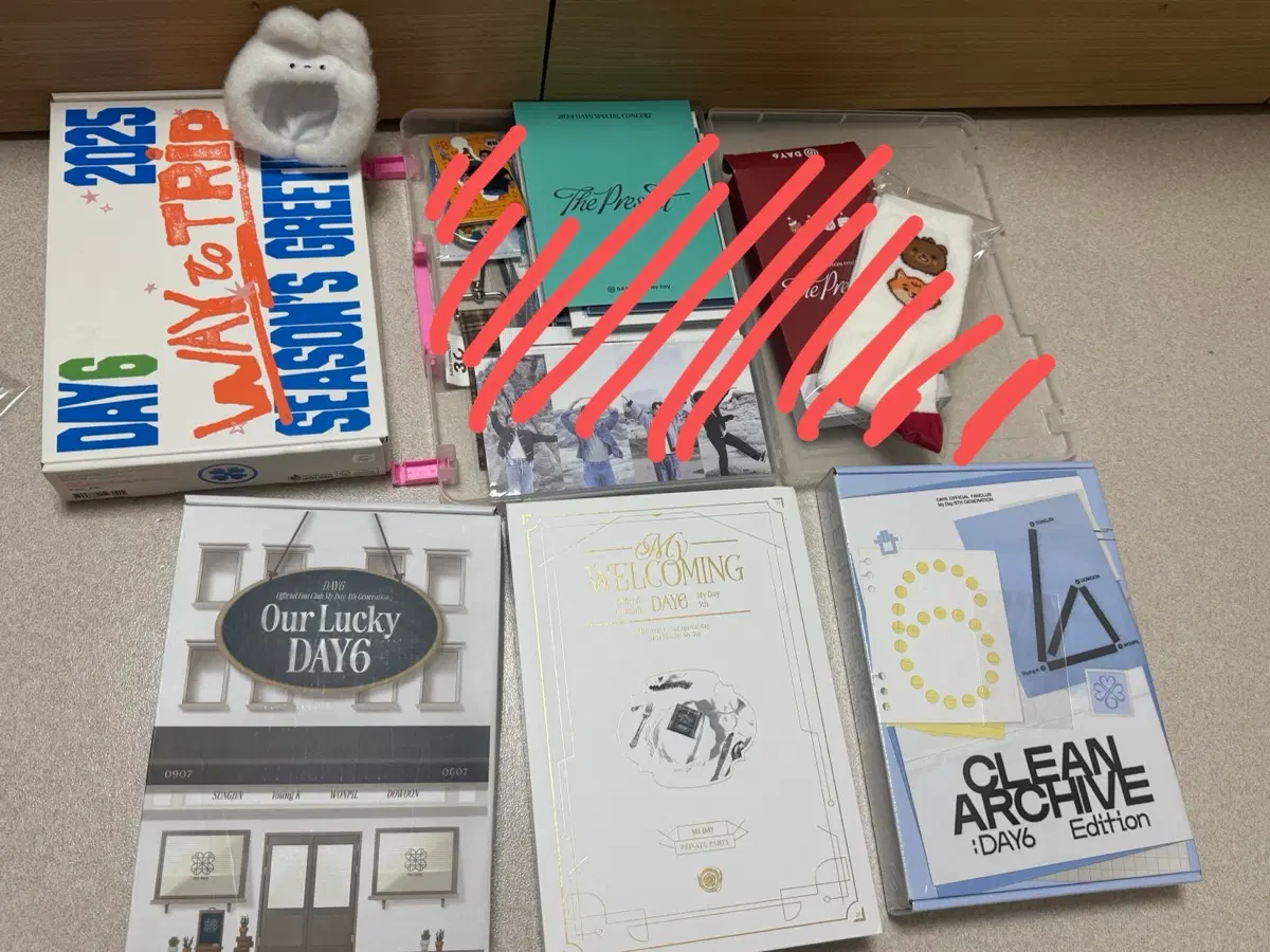 일괄) 데이식스 시즌그리팅 팬클럽키트