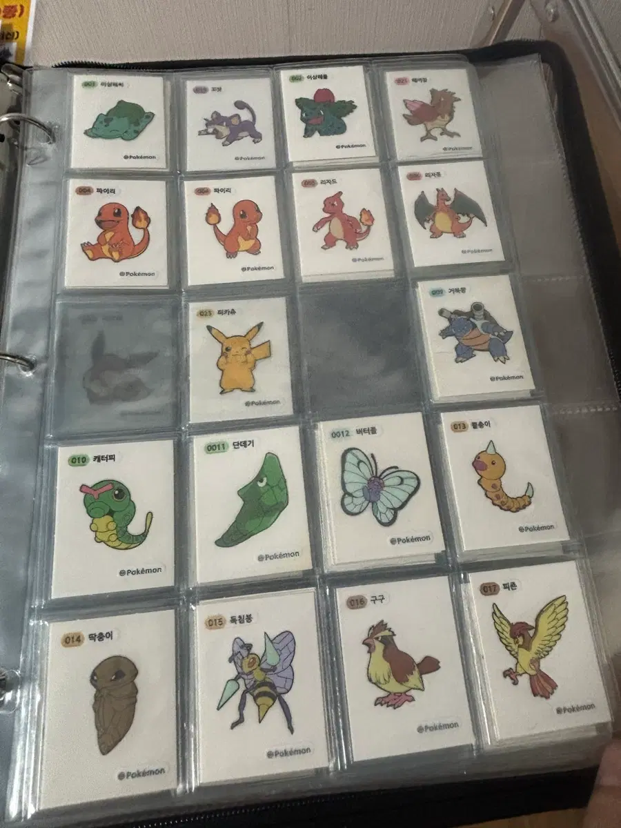 1.2세대 3자리 포켓몬 띠부씰 52종