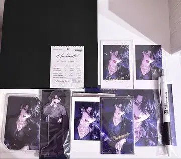 엠스테이션 CLUB NOIR 굿즈세트 하시모토 가루마니 금박