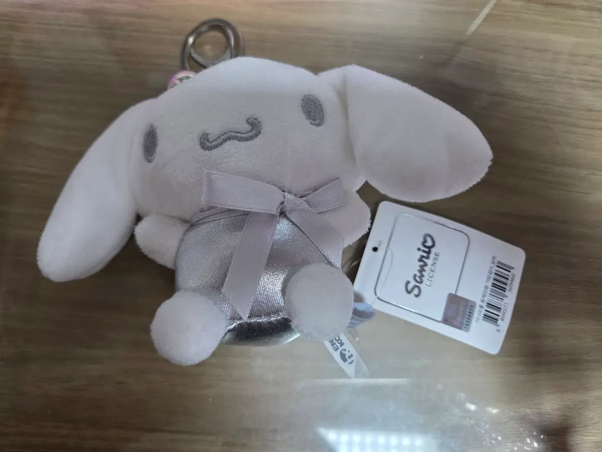 산리오 시나모롤 실버 인형 키링