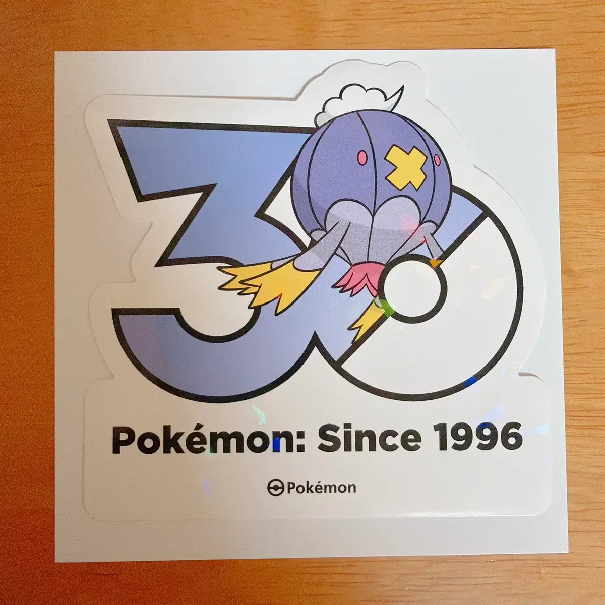 포켓몬 30주년 로고 스티커 둥실라이드