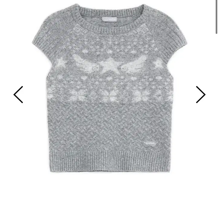 Hug your skin star wing knit 그레이