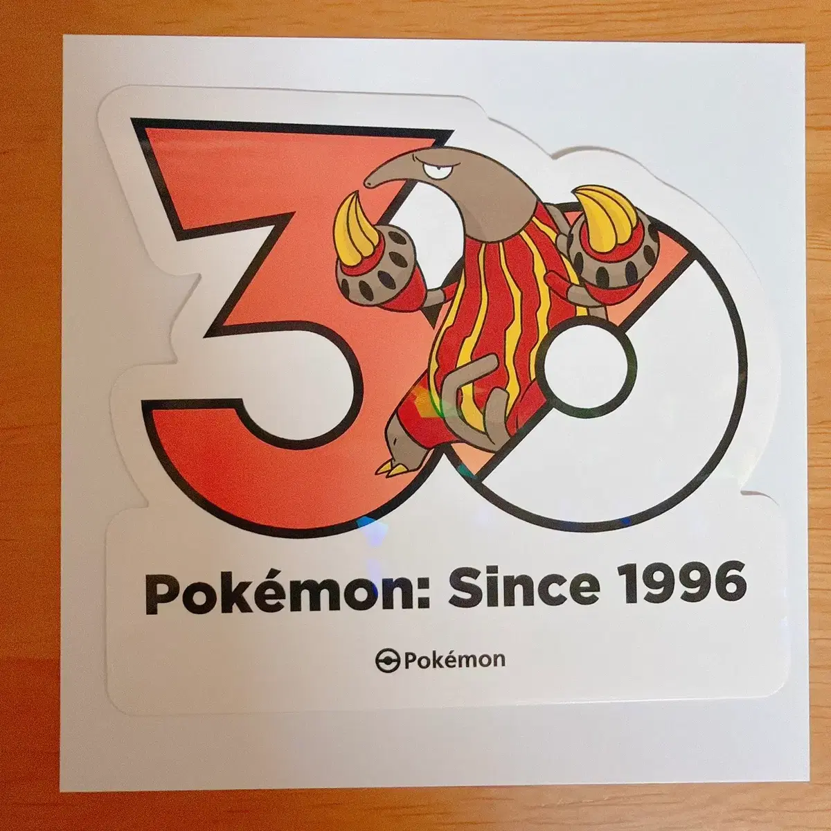 포켓몬 30주년 로고 스티커 앤티골