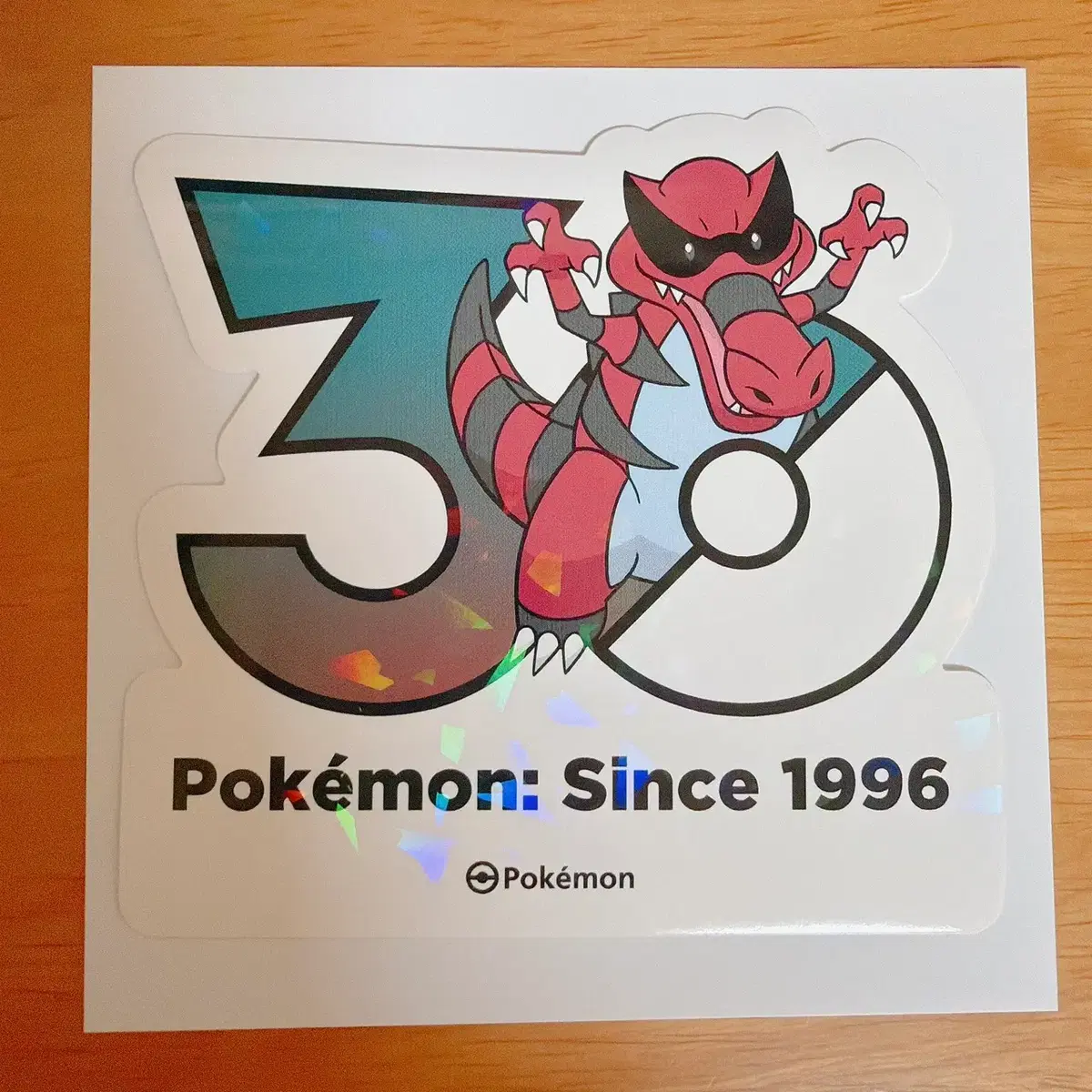 포켓몬 30주년 로고 스티커 악비아르