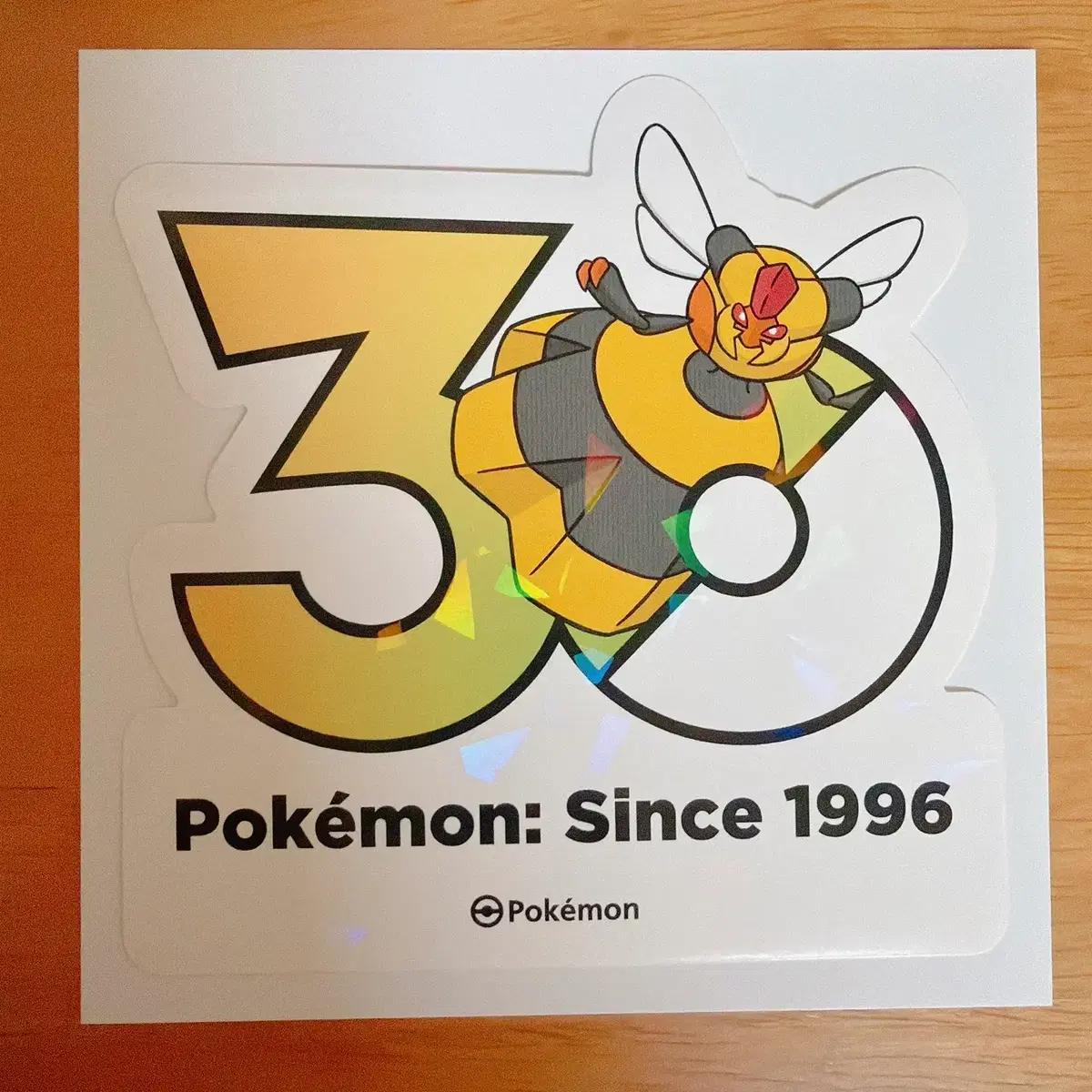포켓몬 30주년 로고 스티커 비퀸