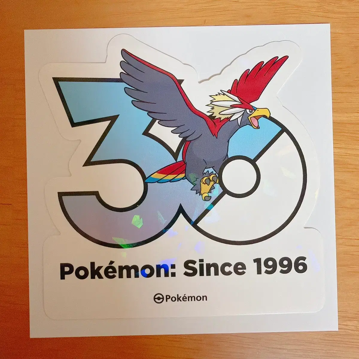 포켓몬 30주년 로고 스티커 워글