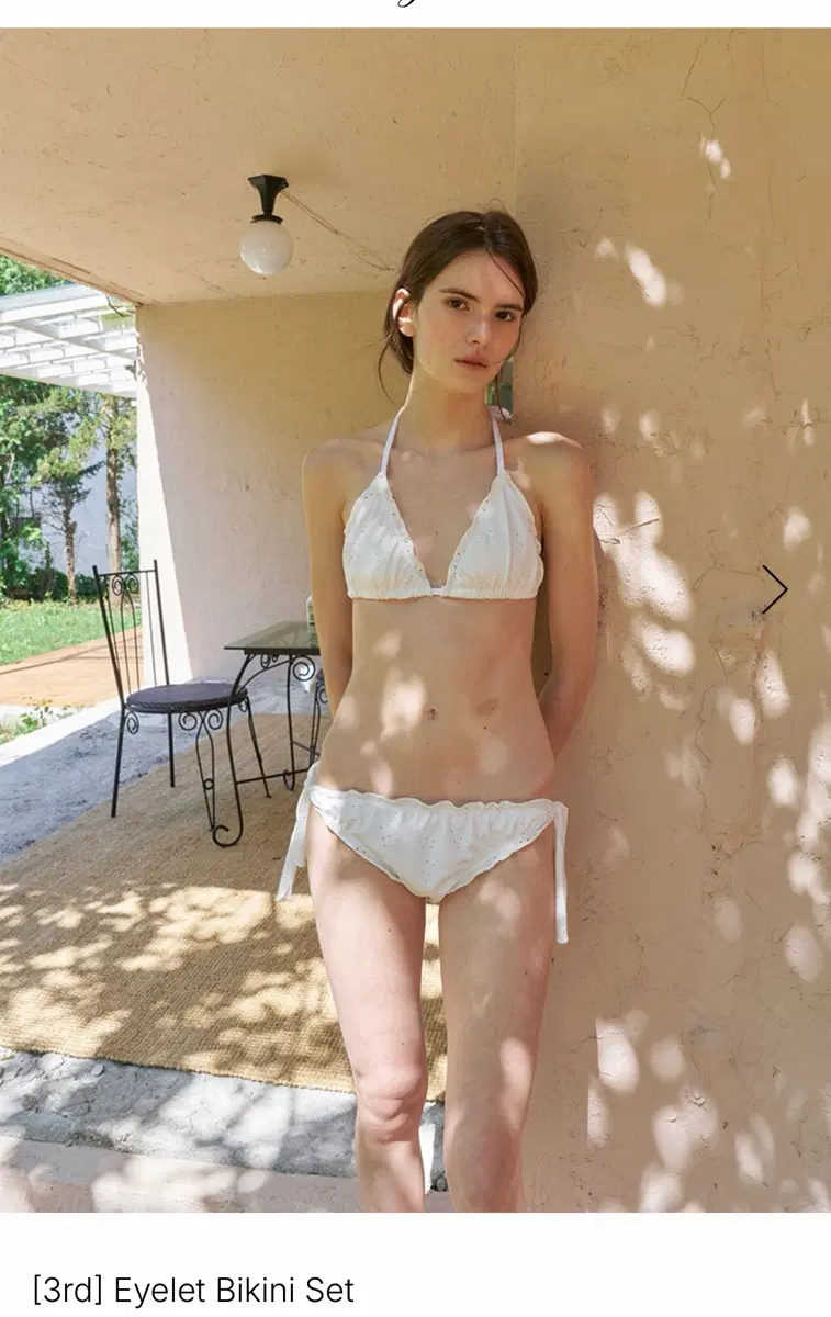 릴리코츠 비키니 eyelet bikini set 새상품
