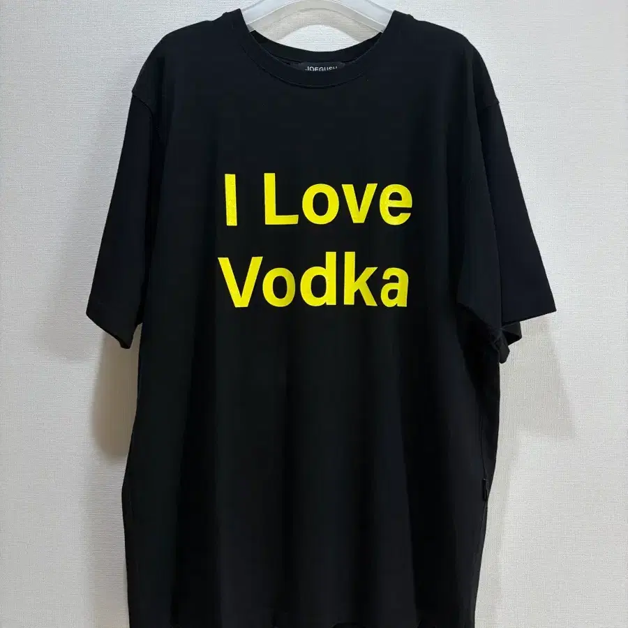 남여공용)조거쉬 아이러브보드카 반팔 ilovevodka 검정반팔 조거쉬반팔