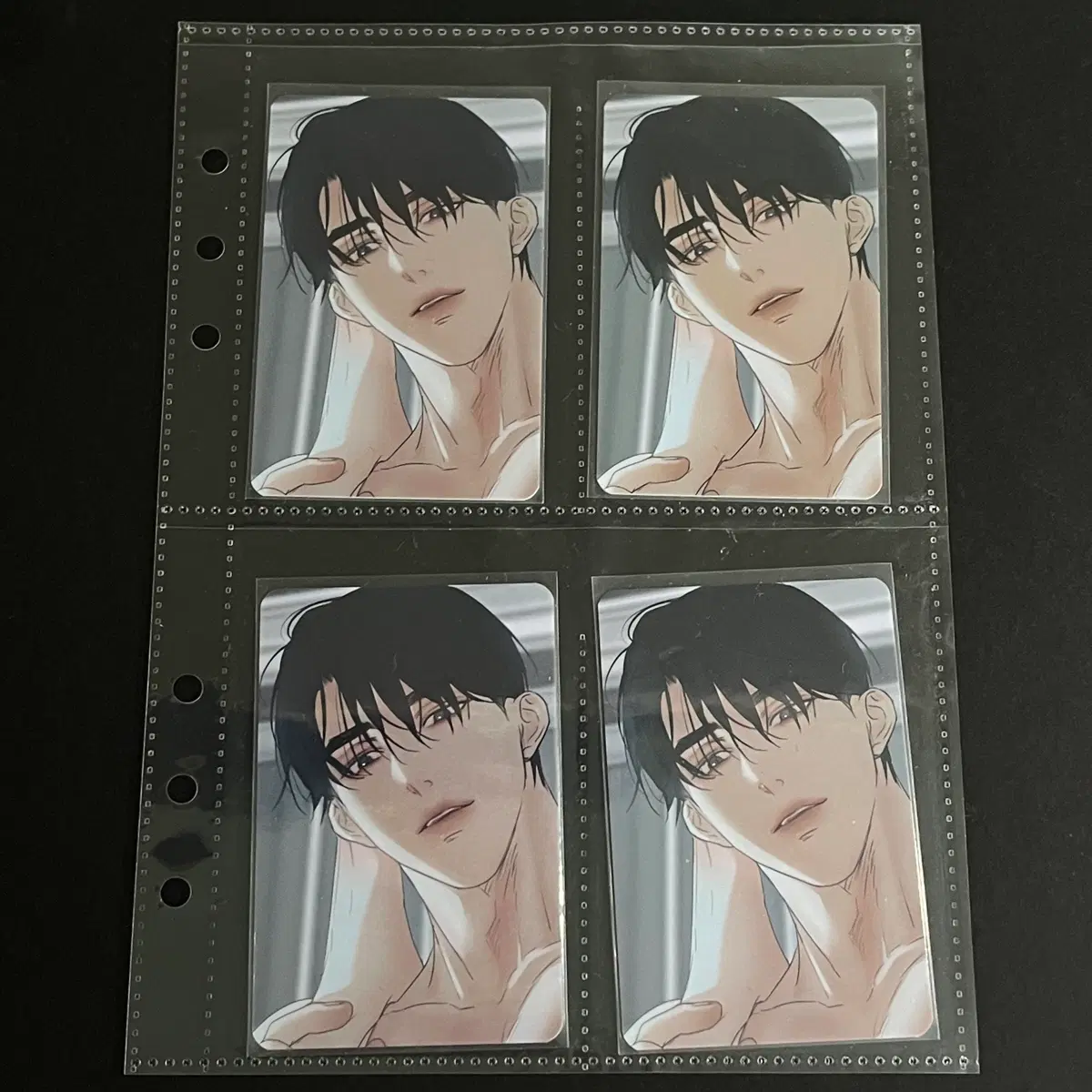 애욕 지태 컬렉션 포토카드 포카 4장 일괄