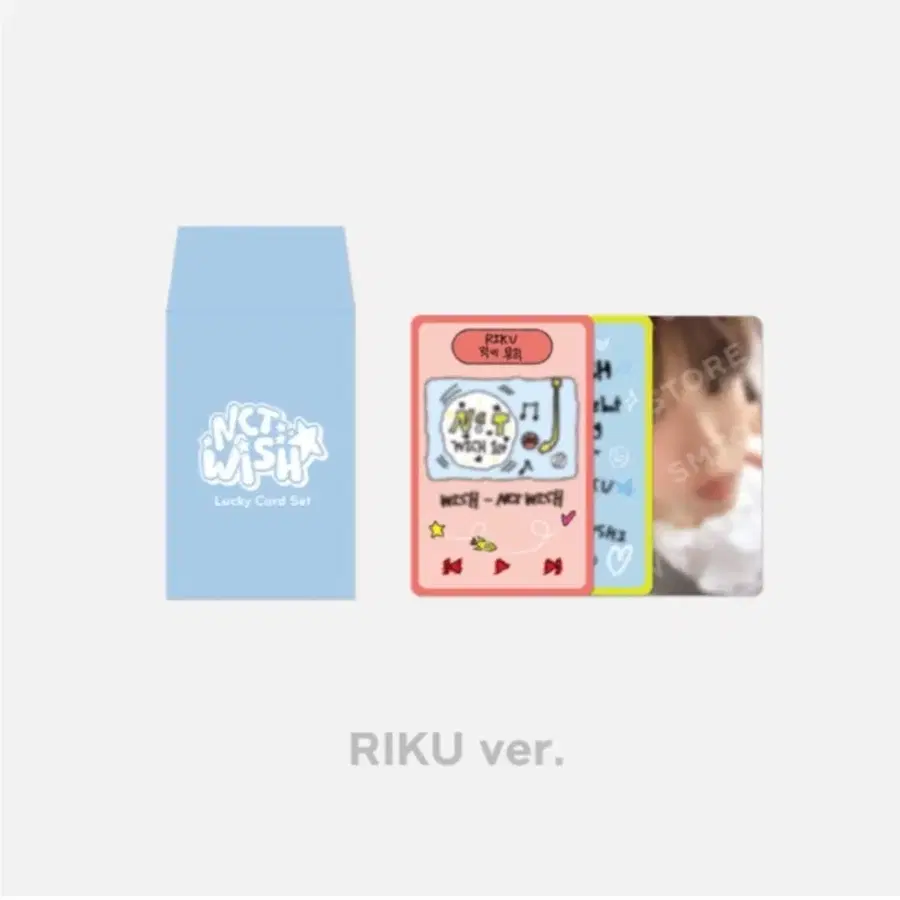 [미개봉] 엔시티 위시 1주년 럭키 카드 (리쿠)