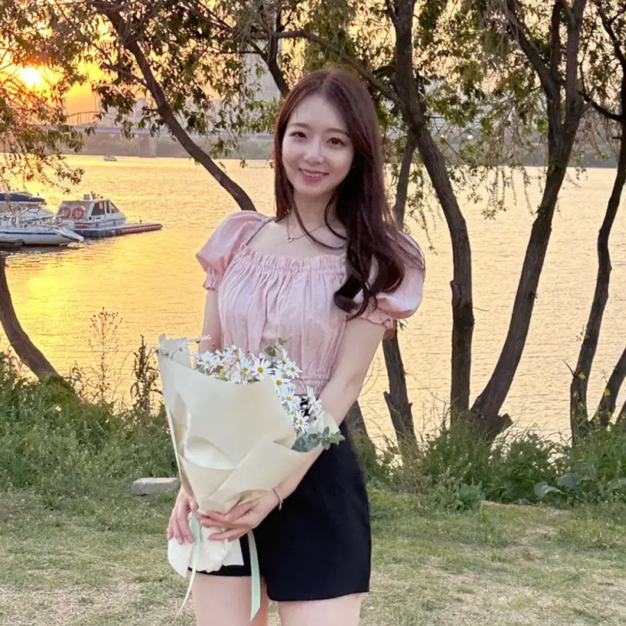 새상품)유니콩 오프숄더 핑크 쇼핑몰가36900
