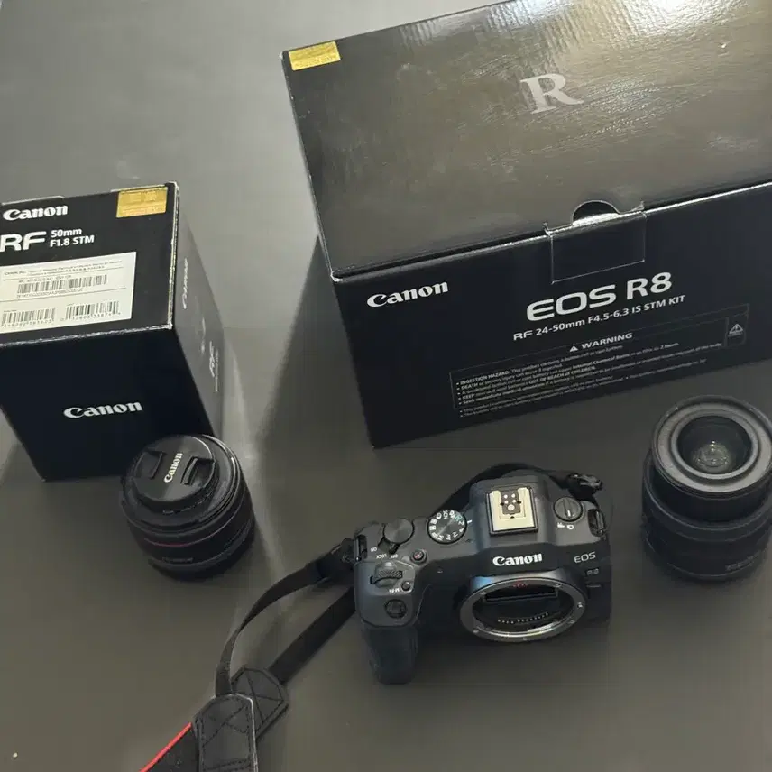 캐논 EOS R8 RF 24-50mm 렌즈 키트 + RF50mm F1.8 STM