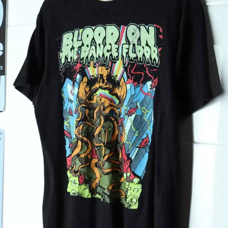 (L-XL) 브랜드빈티지 반팔 티셔츠 USA 락티 밴드-H36424
