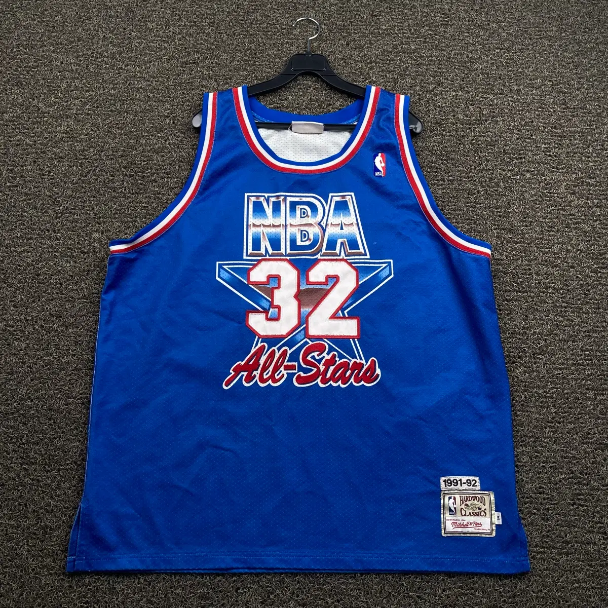 미첼앤네스(Mitchell & Ness) 매직 존슨 1991-1992 NBA 올스타 서부 컨퍼런스 하드우드 클래식 저지