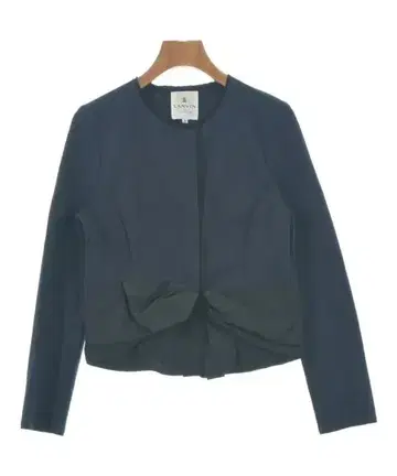 LANVIN en bleu 노카라 자켓 여성용
