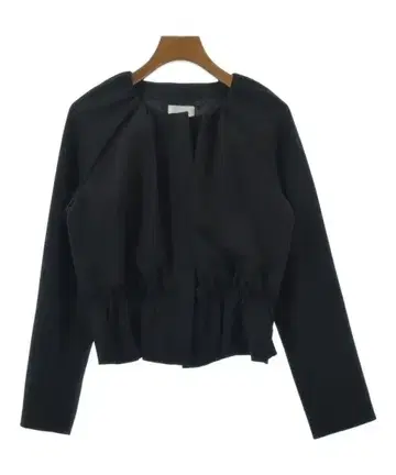 LANVIN en bleu 노카라 자켓 여성용