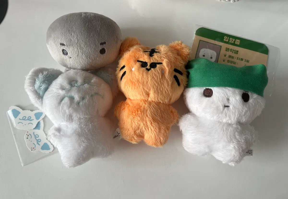 몬스타엑스 꽈악댕 햄짱돌 유헤헤 꿀랭이 인형
