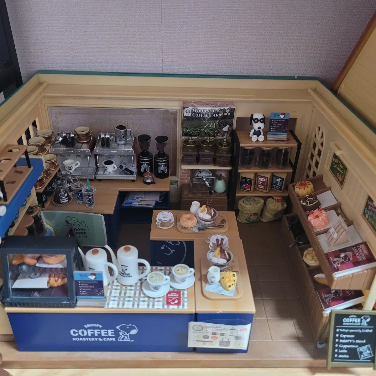 스누피 로스터리 카페 리멘트 8종 풀세트