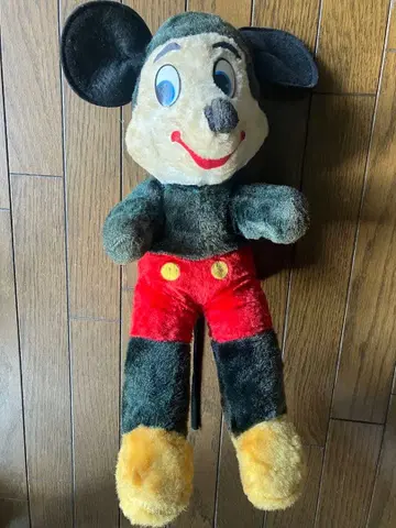 빈티지 Mickey Mouse 미키마우스 봉제 인형 헤어