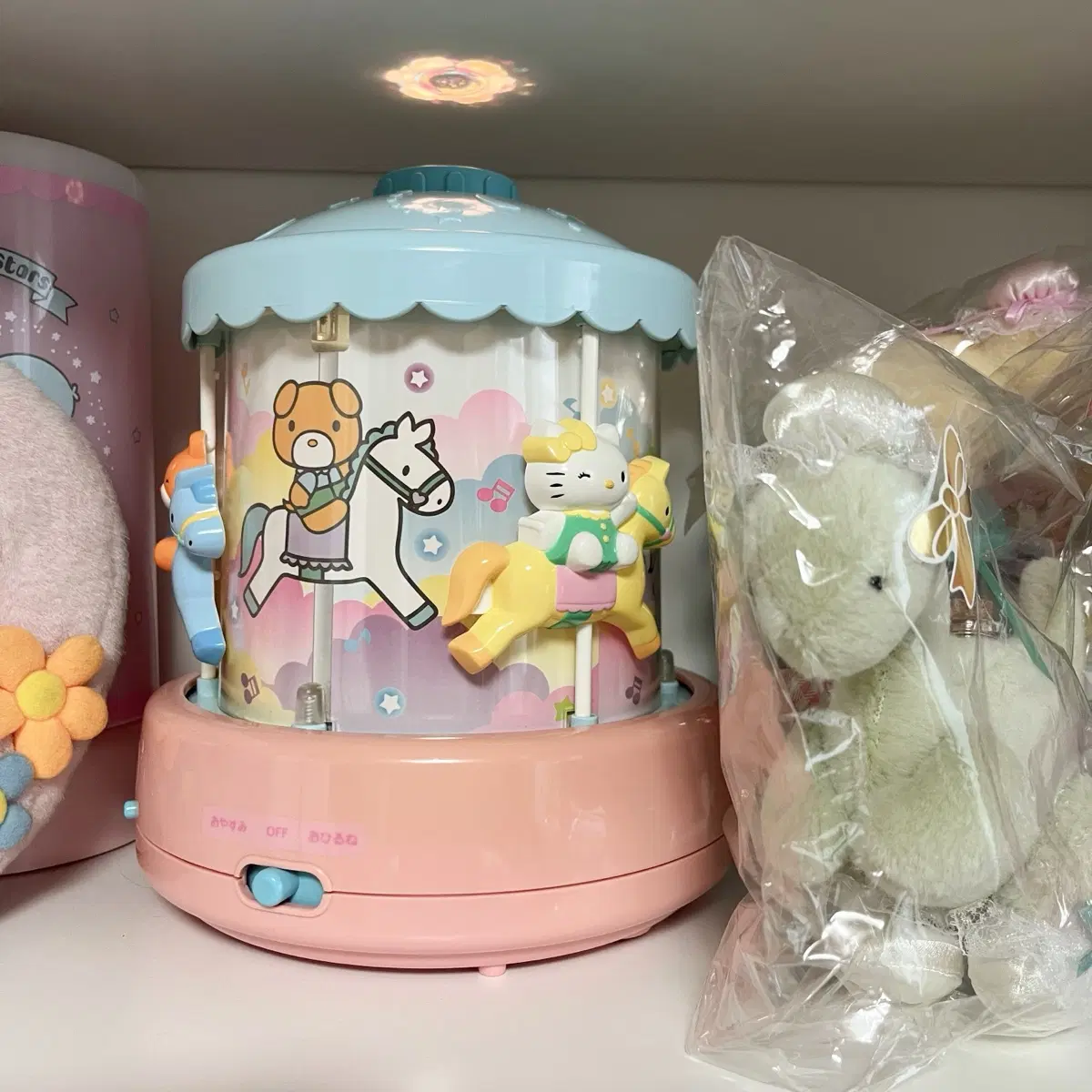 헬로키티 led 램프 오르골