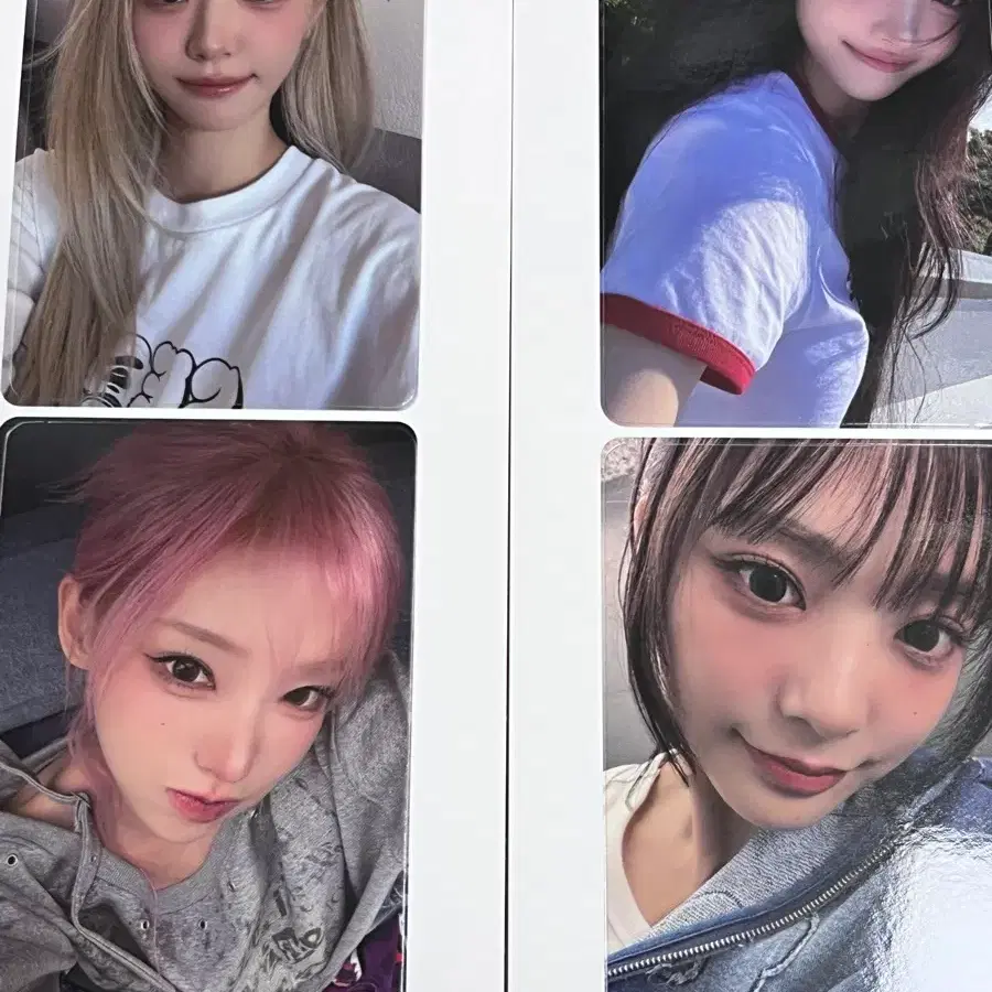 새상품) QWER 쿼티 우리은행 카드 포토카드 일괄 포카