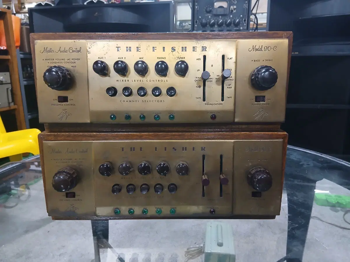 THE FISHER Model 90-C 진공관 앰프