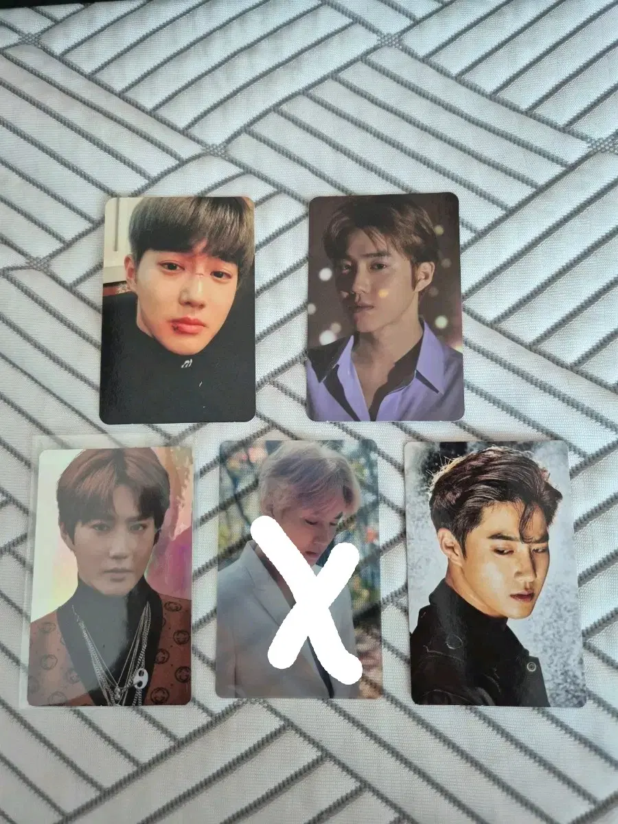 Exo suho 5 types of photocards