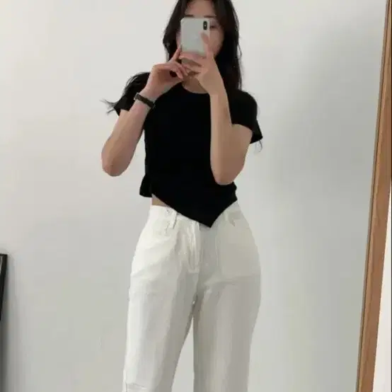에이블리 매듭꼬임반팔 새상품