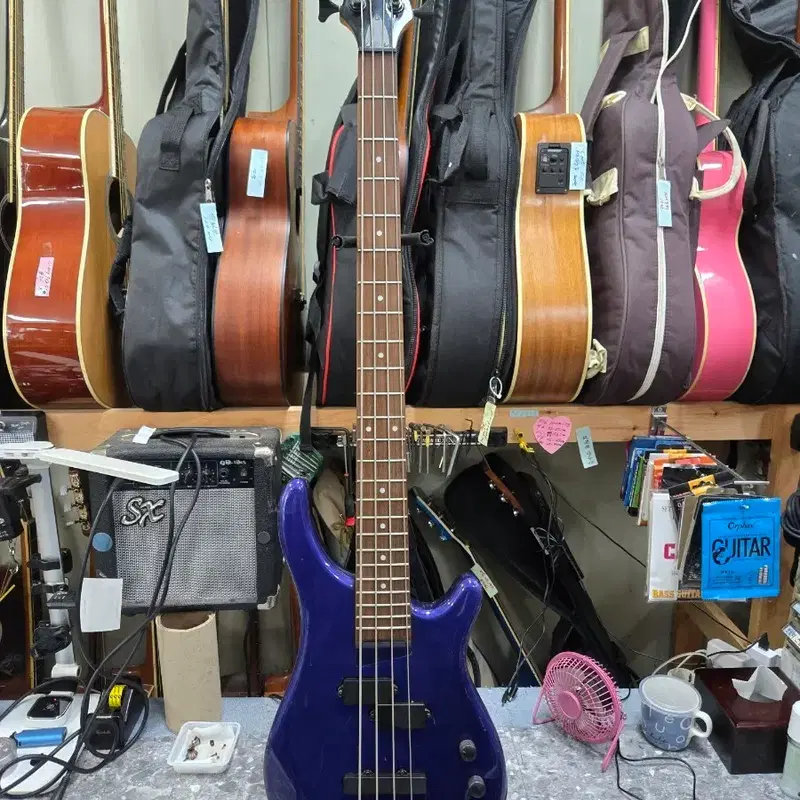 카를로 로벨리 4현 베이스 기타 Carlo Robelli Midnight Blue