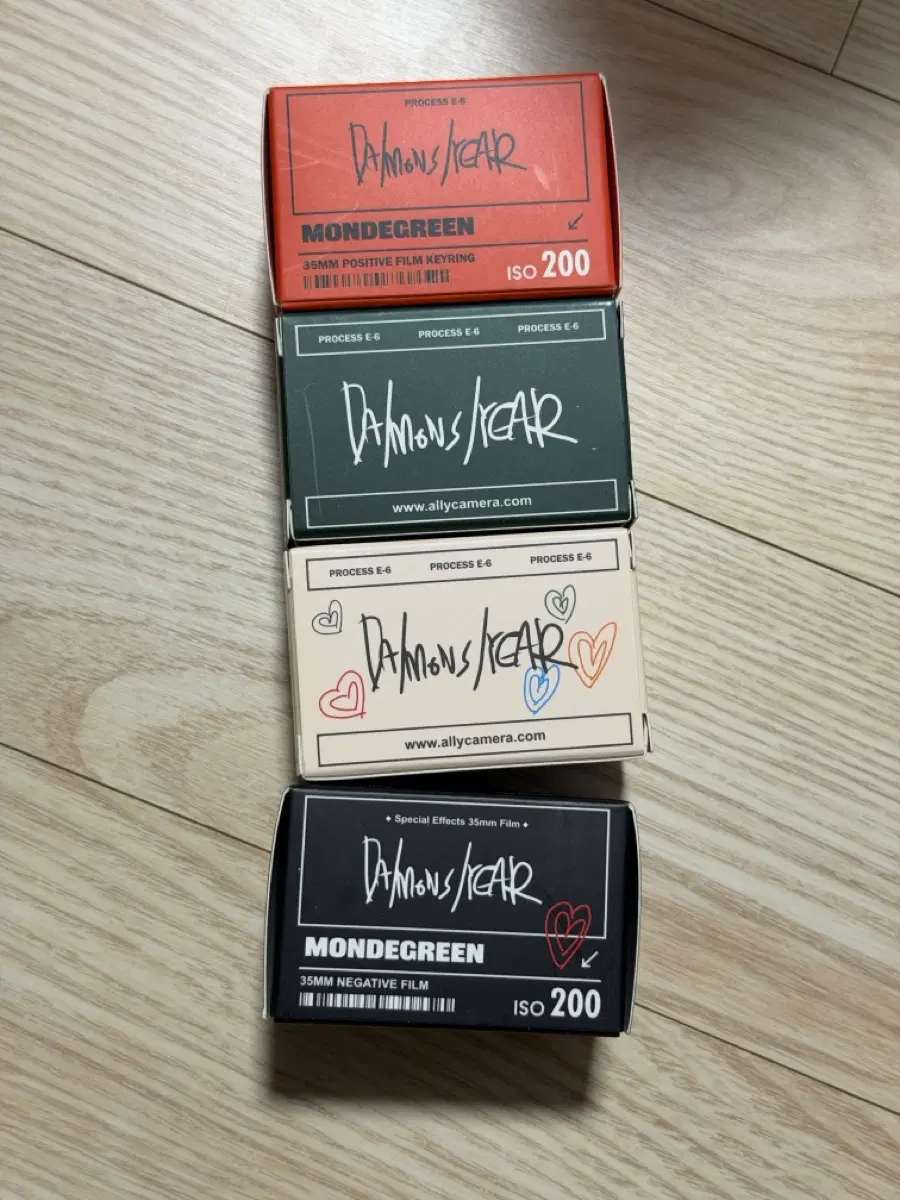 데이먼스 이어 사진전 필름 키링 + 35mm 필름 일괄