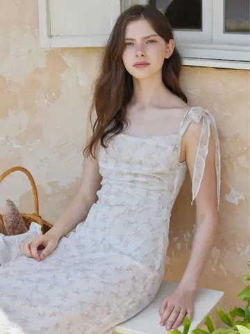 VALLO DE NERA 시에나 드레스 아이보리