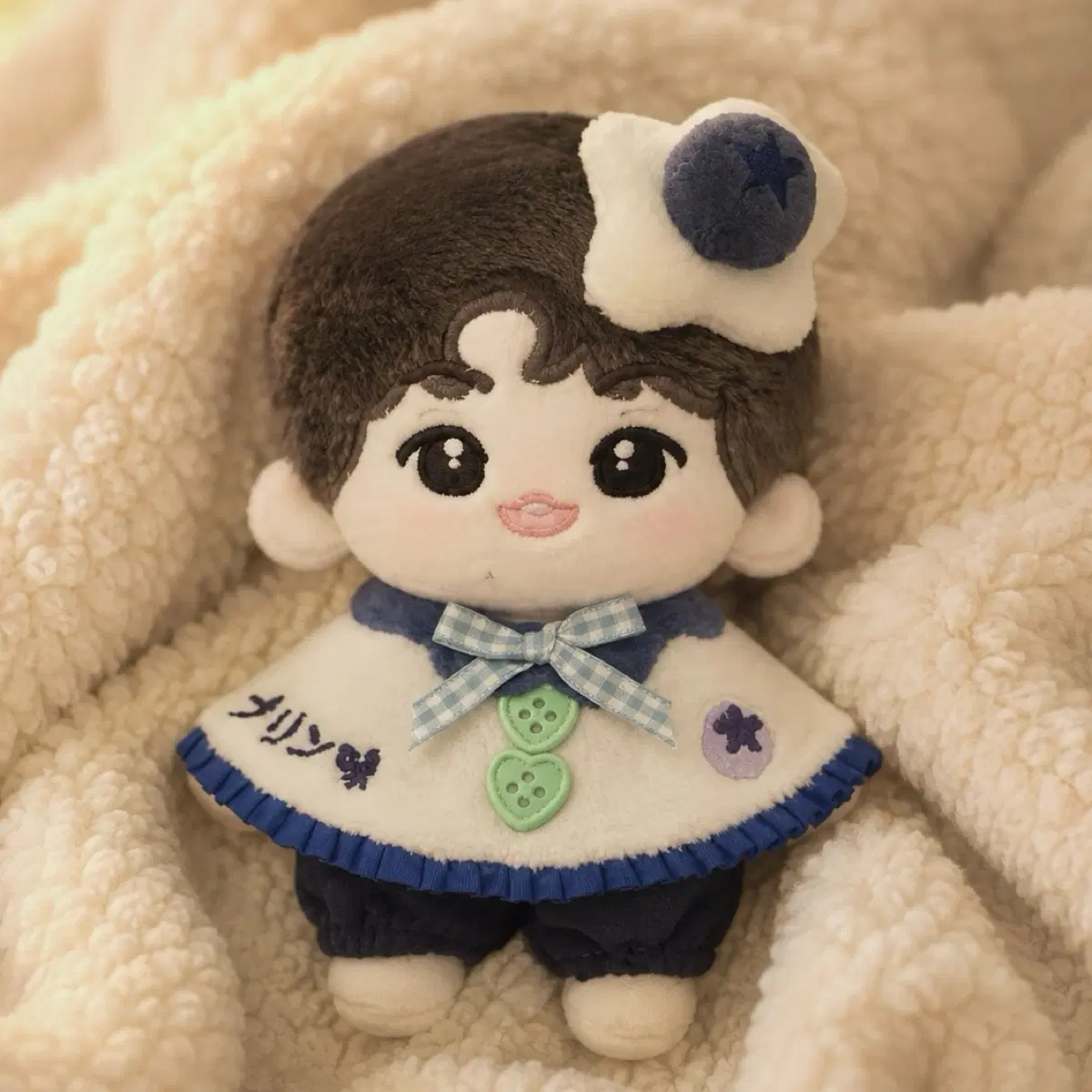 10cm 인형 옷 세트, 블루베리 인형옷