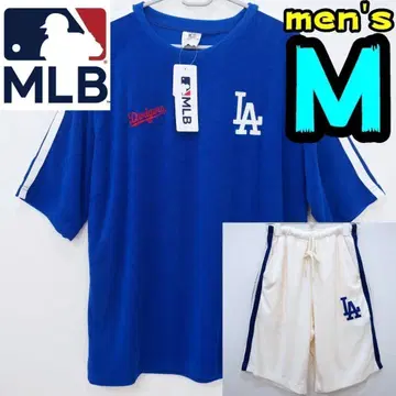 [새상품] 다저스 파자마 M 남성용 MLB 공식 LA 반팔 파일 원단 파랑