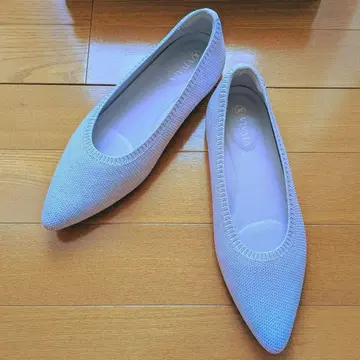 미사용급 비바 Aria 플랫슈즈 5 23cm 라이트 바이올렛